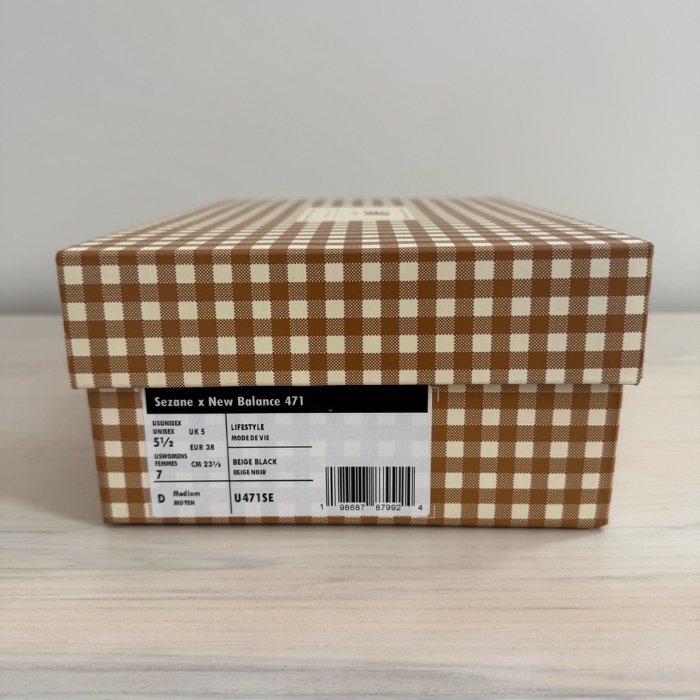 NIB Sezane x New Balance 471 Sneakers Women Size 7 - Picture 9 of 9